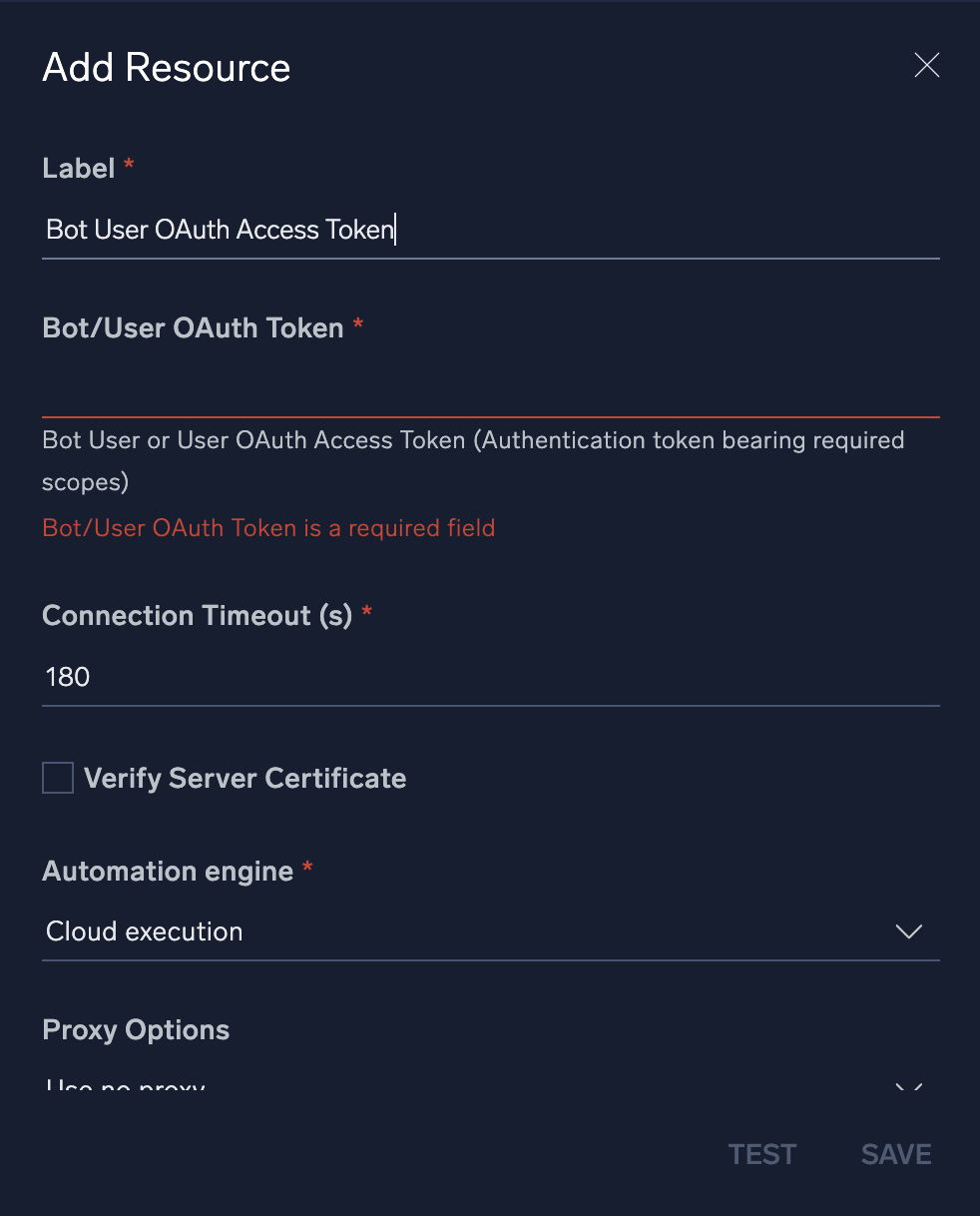Bot resource