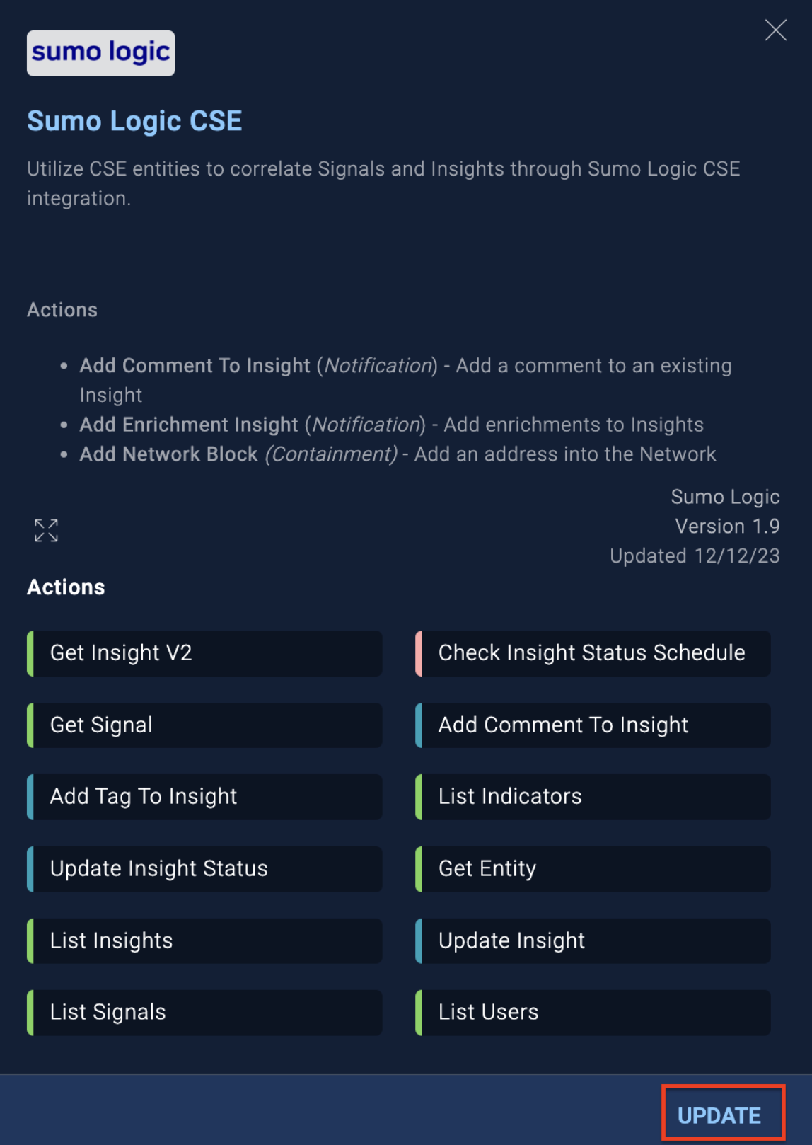 Integration update