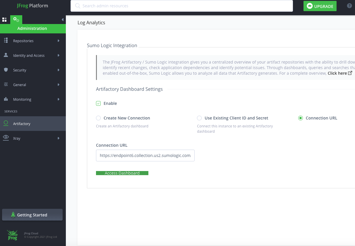 HTTP Logs and Metrics Source