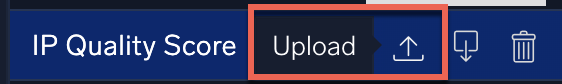 Upload button
