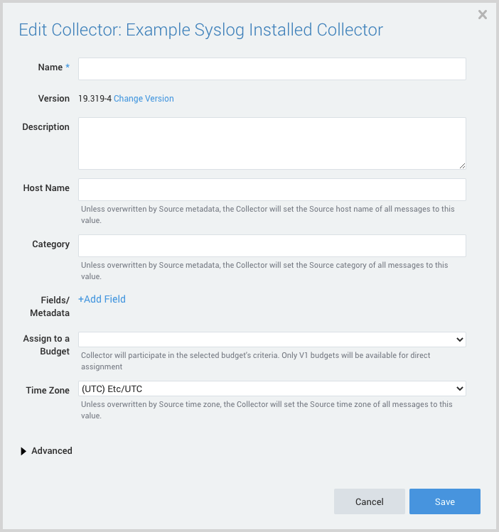 Edit collector