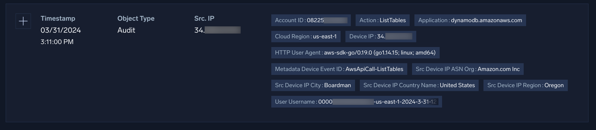 Example record