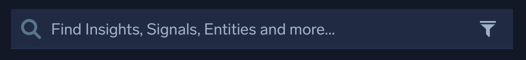 Search box at the top of the page