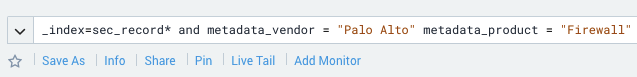 Palo Alto Firewall search