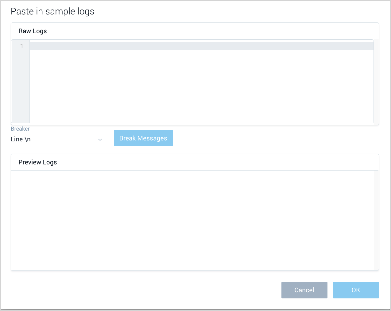 Paste logs