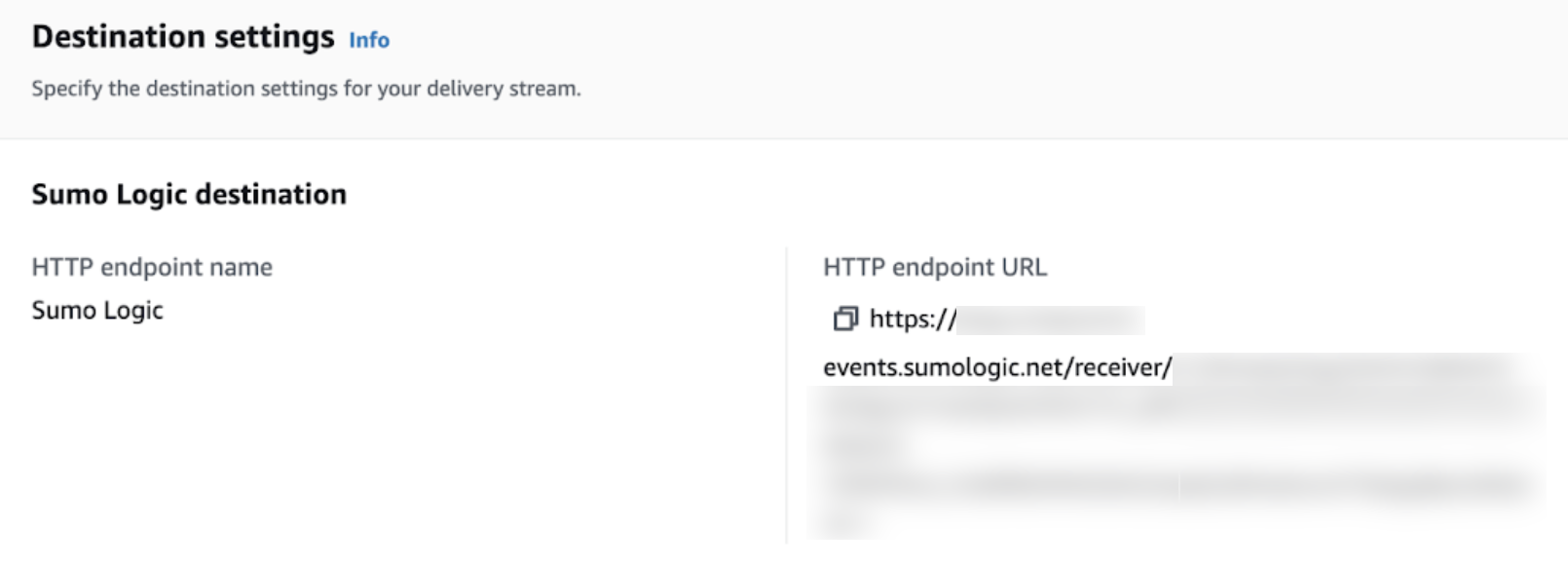 Firehose URL