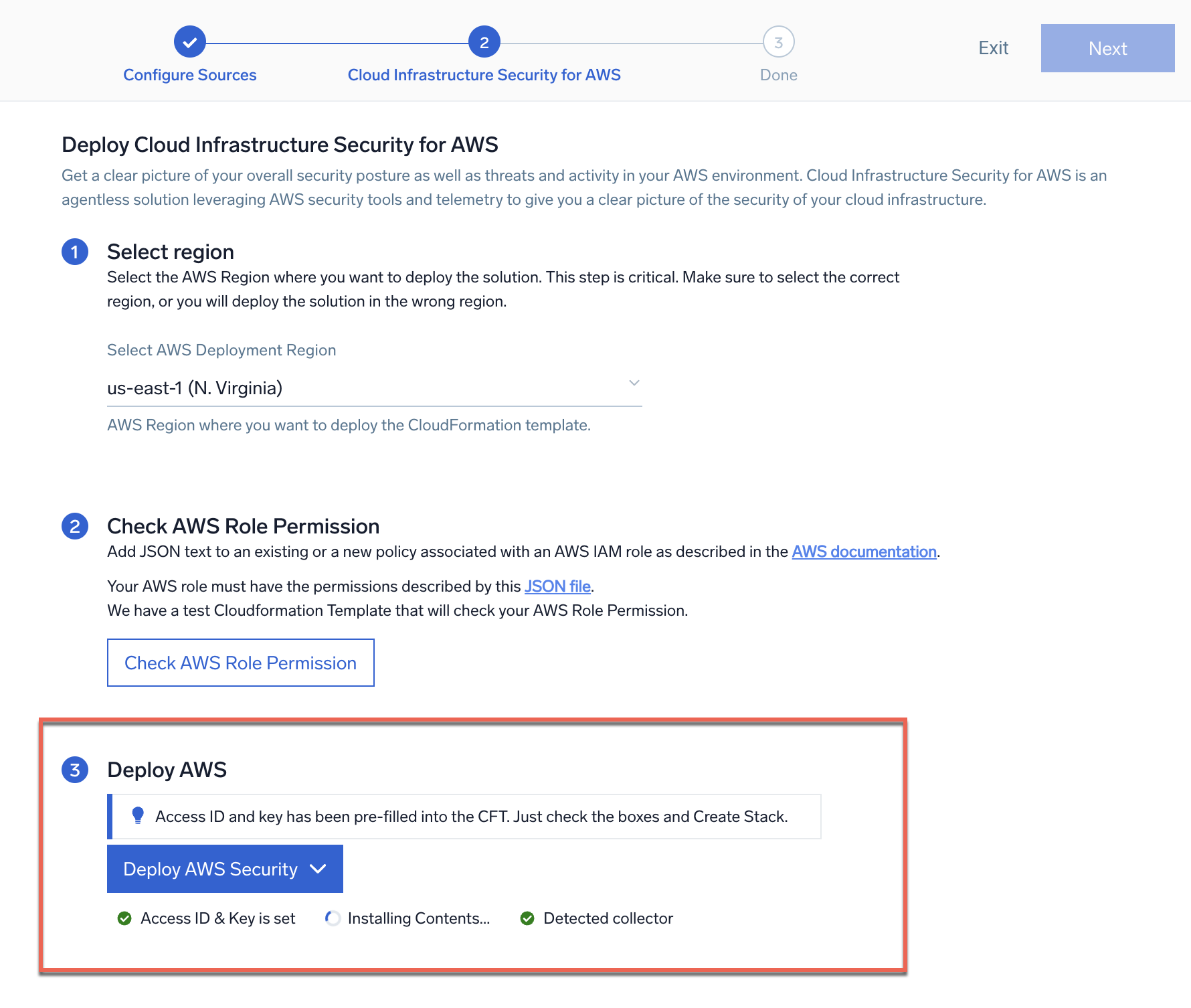 Deploy AWS Security