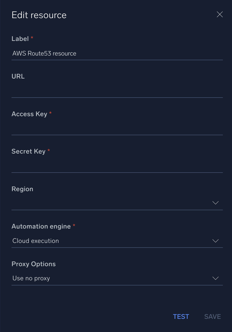 AWS Route53 configuration