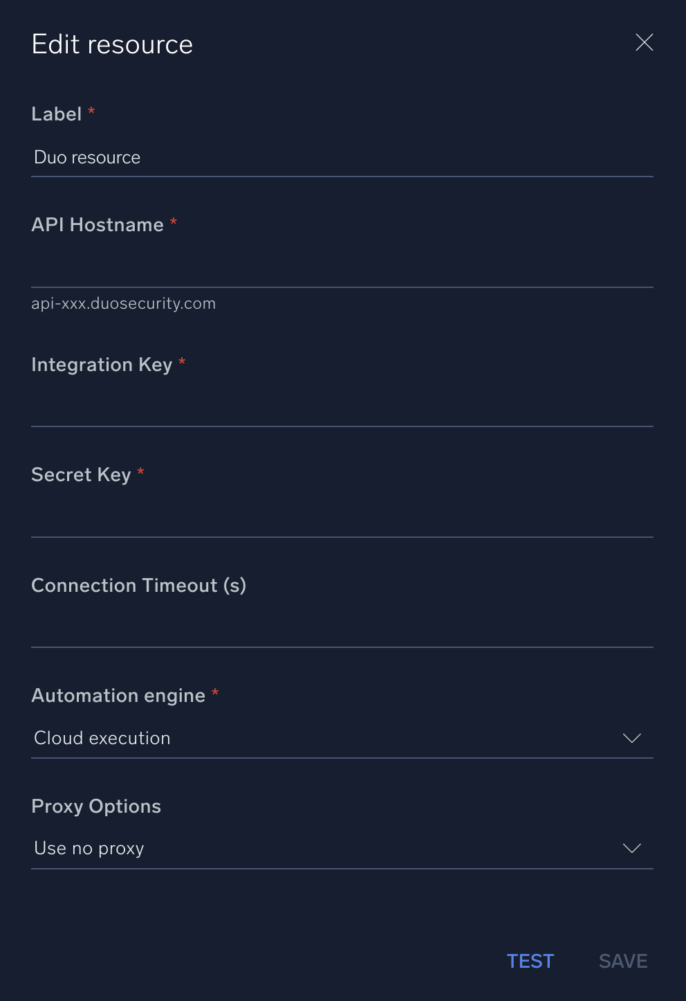 Duo configuration