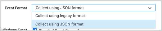 JSON format name update
