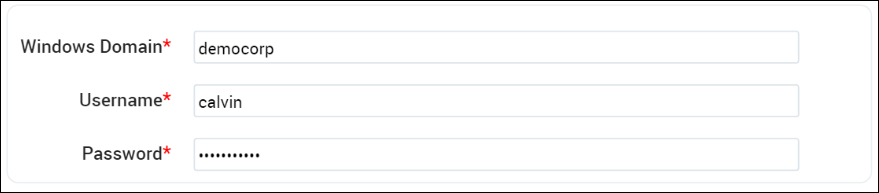 User account configuration